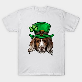 St Patricks Day Brittany Spaniel T-Shirt